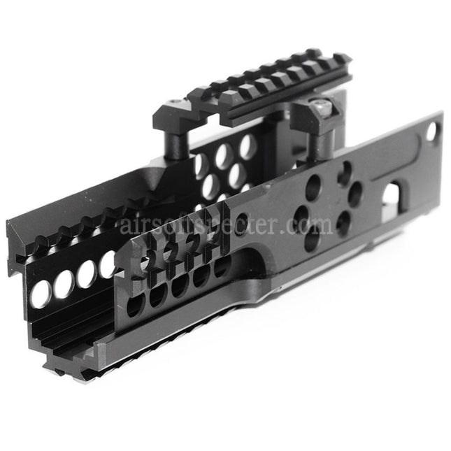 AIRSOFT SPECTER 206mm CNC Aluminum RIS RAS Handguard Rail System Suitable For A&K PKM AEG Rifles Black