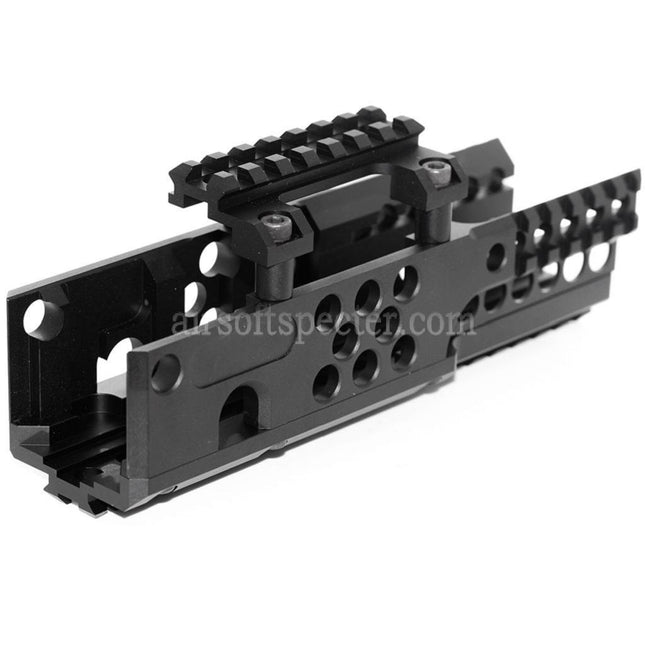 AIRSOFT SPECTER 206mm CNC Aluminum RIS RAS Handguard Rail System Suitable For A&K PKM AEG Rifles Black