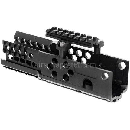 AIRSOFT SPECTER 206mm CNC Aluminum RIS RAS Handguard Rail System Suitable For A&K PKM AEG Rifles Black
