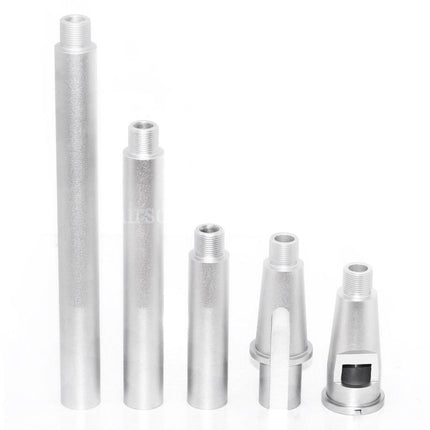 AIRSOFT SPECTER Canon Externe en Aluminium M4A1 4 Segments Métal - Filetage Anti-Horaire 14mm CCW Pour Fusils AEG Série M4 M16 (18,125 Pouces) GBBR (17,25 Pouces)