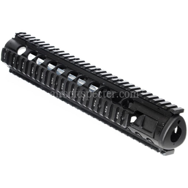 CYMA 295mm CNC Aluminum M5 RAS Handguard Rail System For M4 M16 Series AEG Rifles Airsoft Black