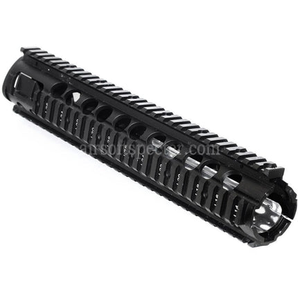 CYMA 295mm CNC Aluminum M5 RAS Handguard Rail System For M4 M16 Series AEG Rifles Airsoft Black