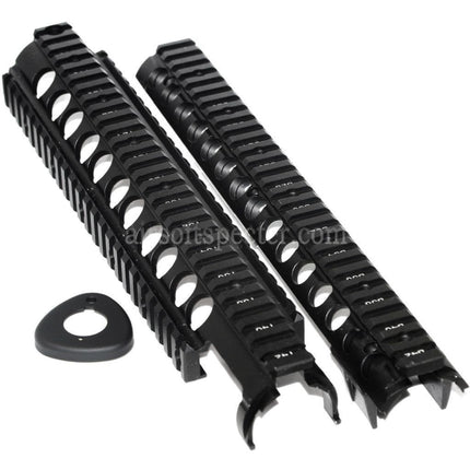 CYMA 295mm CNC Aluminum M5 RAS Handguard Rail System For M4 M16 Series AEG Rifles Airsoft Black