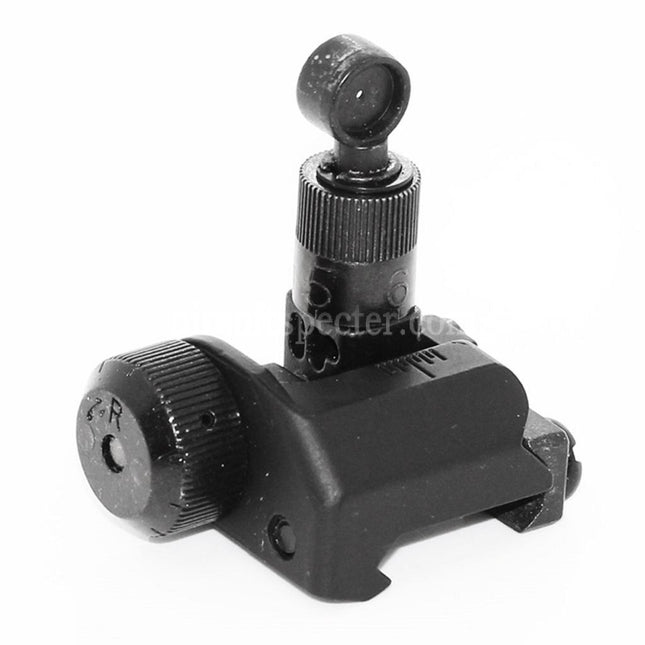 CYMA Knight's KAC Type 600M Flip Up Rear Sight For Standard 20mm RIS RAS Rail
