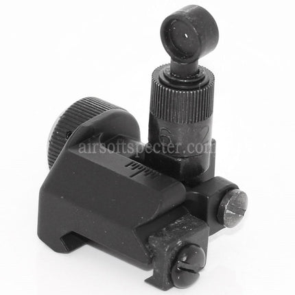 CYMA Knight's KAC Type 600M Flip Up Rear Sight For Standard 20mm RIS RAS Rail