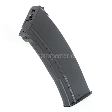 AIRSOFT SPECTER 600rd Winding Hi-Cap Magazine For AK Series AEG Rifles Black