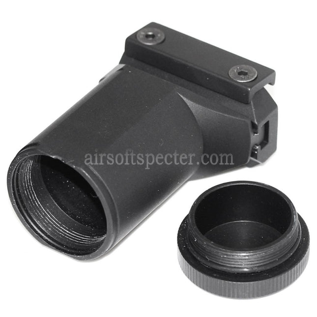 5KU CNC Aluminum PK-4 Foregrip Front Grip For 20mm Picatinny Rail AK Series Rifles Airsoft Black