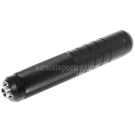 AIRSOFT SPECTER 146mm 5.75 Inches Noise Damping Bowl Suppressor Silencer Barrel Extension Tube +/-14mm CW/CCW Thread Barrel Airsoft