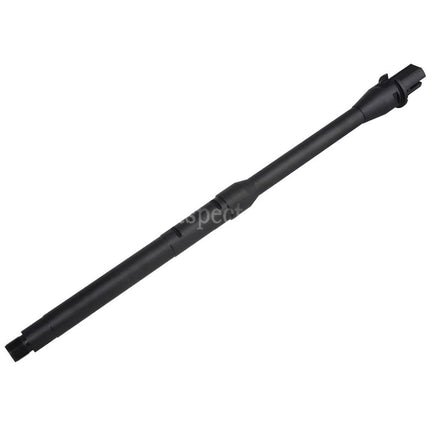 5KU 14.5 Aluminium Outer Barrel -14mm CCW Counter-Clockwise Thread Suitable For M4 M16 Series AEG Rifles Airsoft Black