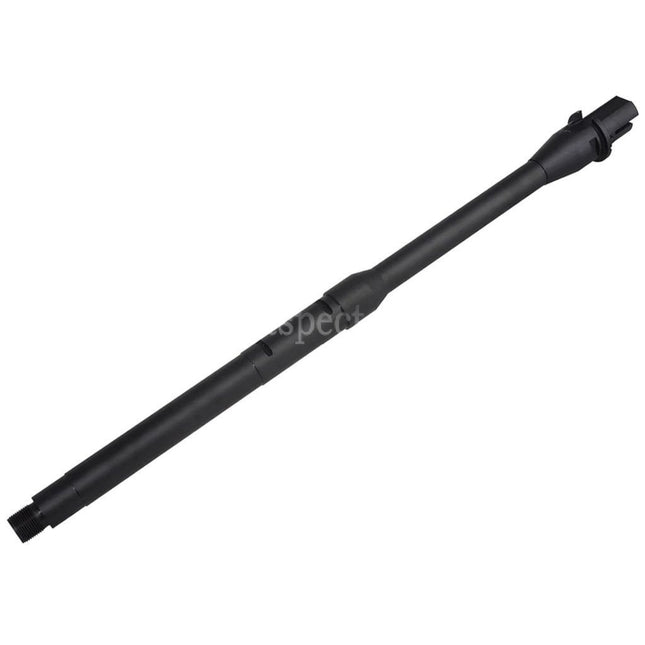 5KU 14.5 Aluminium Outer Barrel -14mm CCW Counter-Clockwise Thread Suitable For M4 M16 Series AEG Rifles Airsoft Black