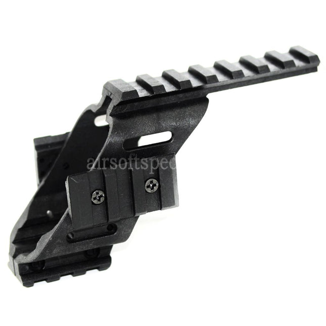 AIRSOFT SPECTER Support de lunette sur rail Weaver 20 mm pour pistolets WE KSC Tanaka Tokyo Marui G17 G18C Noir
