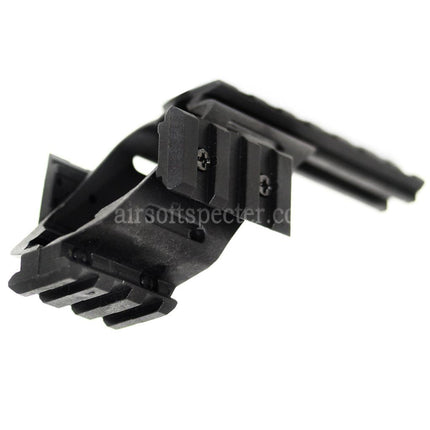 AIRSOFT SPECTER Support de lunette sur rail Weaver 20 mm pour pistolets WE KSC Tanaka Tokyo Marui G17 G18C Noir