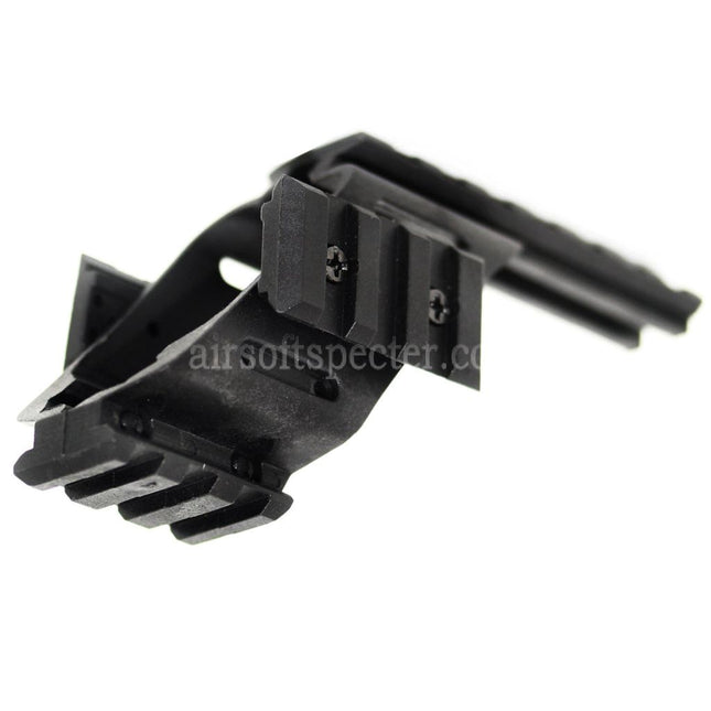 AIRSOFT SPECTER Support de lunette sur rail Weaver 20 mm pour pistolets WE KSC Tanaka Tokyo Marui G17 G18C Noir