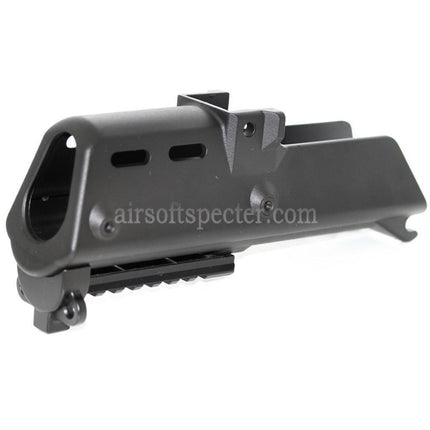 Golden Eagle Polymer Handguard Set with 20mm Bottom Rail For Jing Gong JG Golden Eagle G36C Series AEG Rifles Airsoft Black