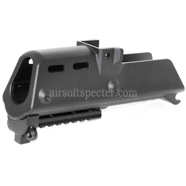 Golden Eagle Polymer Handguard Set with 20mm Bottom Rail For Jing Gong JG Golden Eagle G36C Series AEG Rifles Airsoft Black