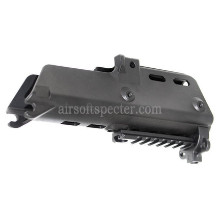 Golden Eagle Polymer Handguard Set with 20mm Bottom Rail For Jing Gong JG Golden Eagle G36C Series AEG Rifles Airsoft Black