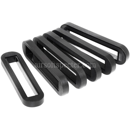 Plaque de talon de crosse d'extension Golden Eagle 6 pièces pour fusils Airsoft AEG 6689 6690 SL8 SL9 G36 Noir