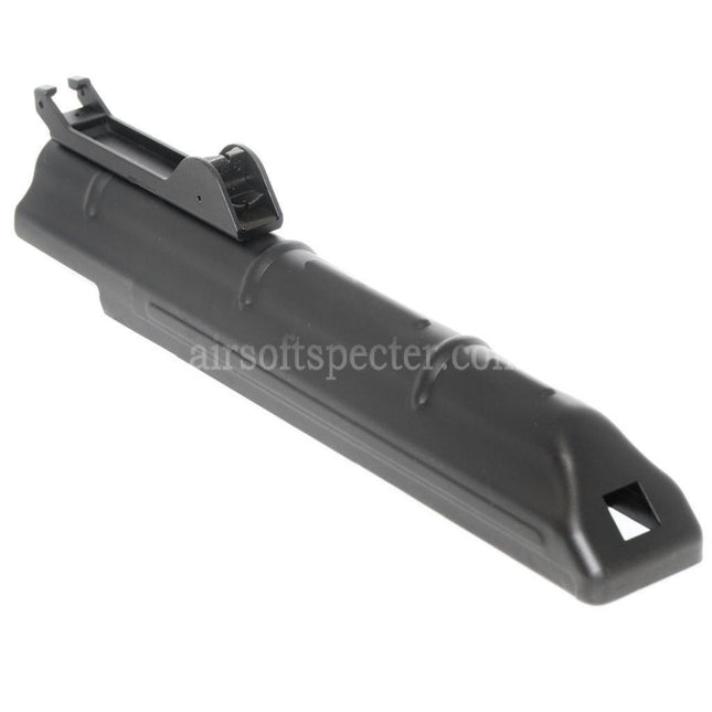 Golden Eagle 243mm Upper Receiver Cover with Rear Sight For D-Boys JG Jing Gong Golden Eagle CYMA Tokyo Marui AKS74U Series AEG Rifles Airsoft Black