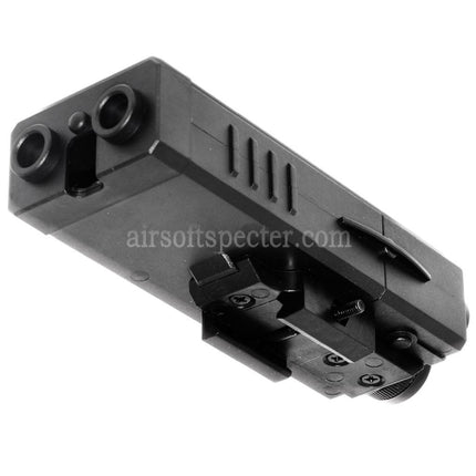 Boîtier de batterie Golden Eagle QD 20mm, montage sur rail standard style PEQ, noir
