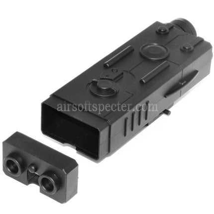 Boîtier de batterie Golden Eagle QD 20mm, montage sur rail standard style PEQ, noir