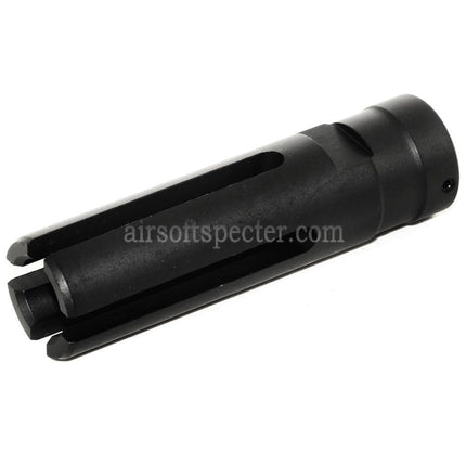 Golden Eagle 80mm 4-Prong G36 Muzzle Brake Flash Hider For -14mm CCW Counter-Clockwise Thread Barrel Rifles Airsoft Black