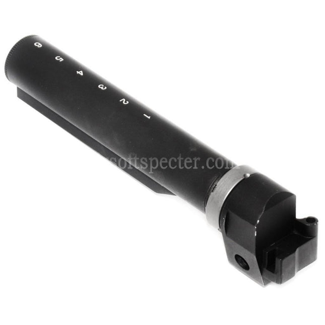 5KU 6-Positions Stock Buffer Tube Adaptor For AK Convert to Use M4 Stock Rifles Airsoft Black