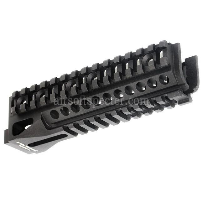 5KU CNC 160mm B-10M Style Lower Handguard Rail System For AK Series AEG GBB Rifles Airsoft Black