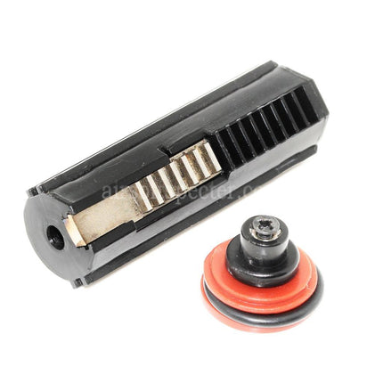 AIRSOFT SPECTER 15 Full Teeth Piston (7 Steel Teeth) and Piston Head For Version 2/3 V2 V3 AEG Gearbox Rifles