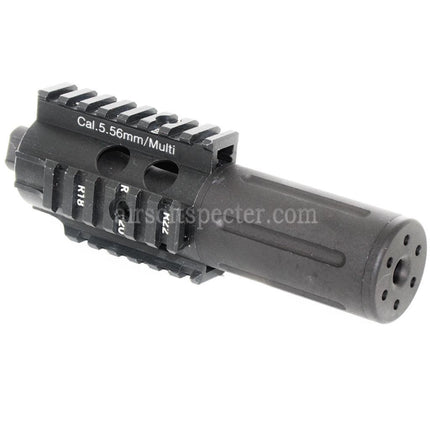5KU Fighting Cat Front Kit Handguard Rail System For M4 M16 Series AEG Rifles Airsoft Black