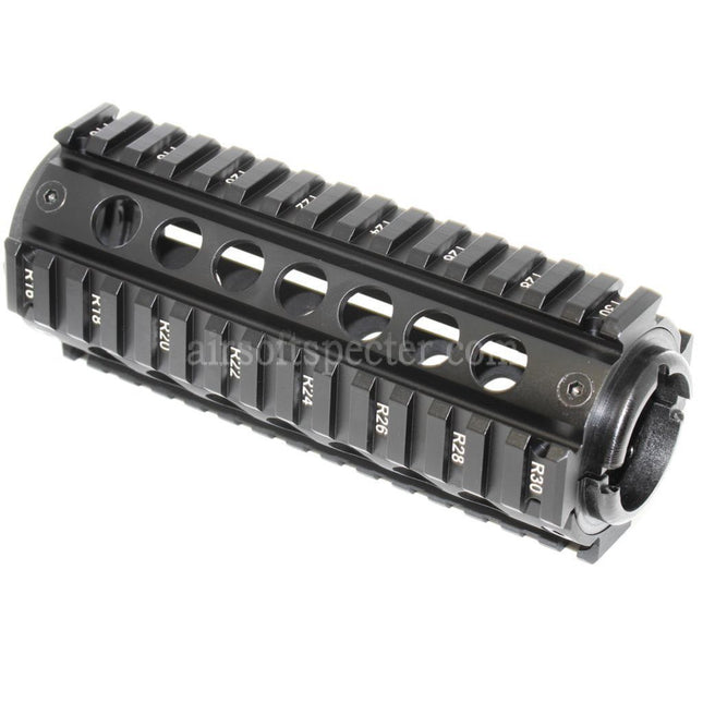 APS CNC 155mm RIS Handguard Rail System For M4 M16 Series AEG Rifles Airsoft Black