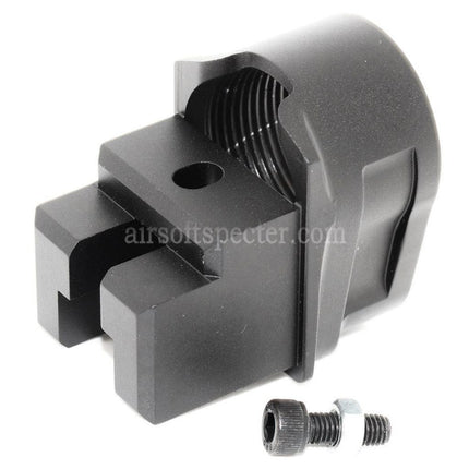 AIRSOFT SPECTER Metal Stock Adaptor (Convert from AK to Use M4 Stock) Black