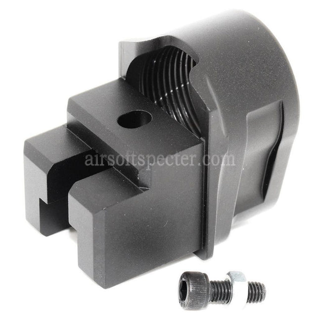 AIRSOFT SPECTER Metal Stock Adaptor (Convert from AK to Use M4 Stock) Black