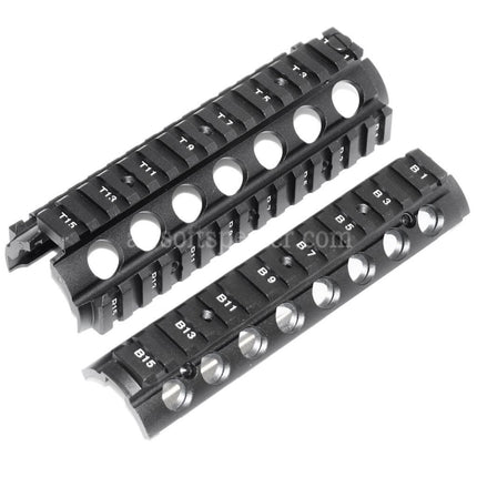CYMA 170mm CNC Aluminum KAC Type M4A1 M4CQB RAS Handguard Rail System For CYMA E&C D-Boys G&P Classic Army KWA G&G Tokyo Marui M4 M16 Series AEG Rifles Airsoft Black