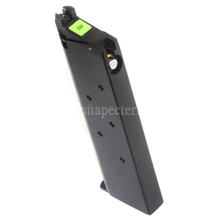 APS 25rd Military Style Turbo Magazine For ARMY / DOUBLE BELL / E&C / Tokyo Marui 1911 APS Marcux Crxius Series GBB Pistols Airsoft Black