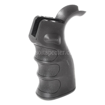 AIRSOFT SPECTER Rugged Surface & Finger Grooves Ergonomic Pistol Grip For M4 M16 GBB Rifles Black