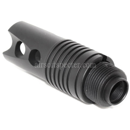 CYMA Cache Flammes Strike pour Répliques d'Airsoft Noires avec Filetage Antihoraire CCW de -14mm