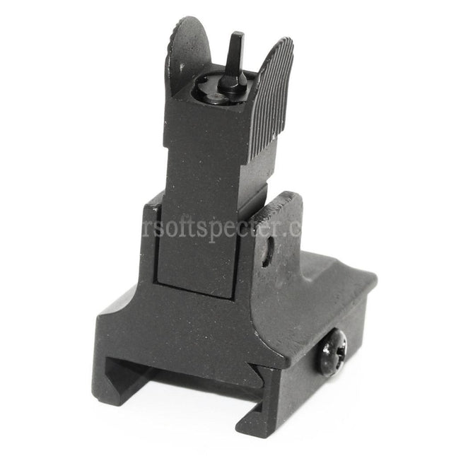 AIRSOFT SPECTER Metal Flip Up Front Sight For 20mm 1913 Picatinny Rail M4 M16 AEG Rifles