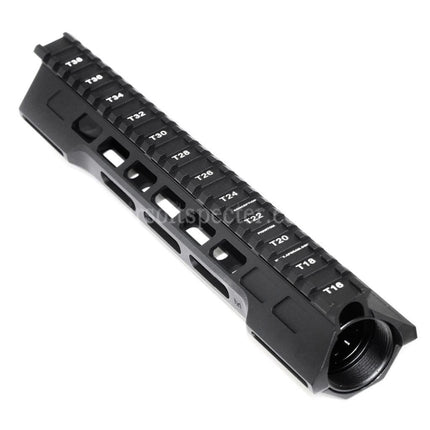 APS CNC 10 Inches PER Phantom 3.0 M-LOK Handguard Rail System For APS CYMA G&P JG Tokyo Marui M4 M16 Series AEG Rifles Airsoft Black