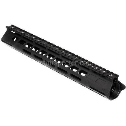 APS CNC 13.5 Inches PER Phantom 4.0 M-LOK Handguard Rail System For APS CYMA G&P JG Tokyo Marui M4 M16 Series AEG Rifles Airsoft Black