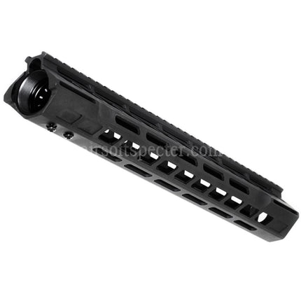 APS CNC 13.5 Inches PER Phantom 4.0 M-LOK Handguard Rail System For APS CYMA G&P JG Tokyo Marui M4 M16 Series AEG Rifles Airsoft Black