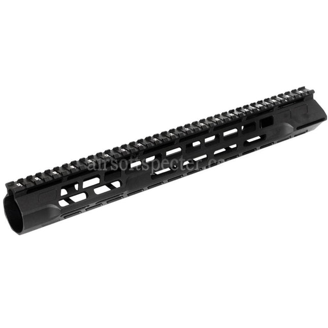 APS CNC 15 Inches PER Phantom 5.0 M-LOK Handguard Rail System For APS CYMA G&P JG Tokyo Marui M4 M16 Series AEG Rifles Airsoft Black