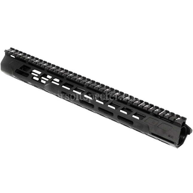 APS CNC 15 Inches PER Phantom 5.0 M-LOK Handguard Rail System For APS CYMA G&P JG Tokyo Marui M4 M16 Series AEG Rifles Airsoft Black