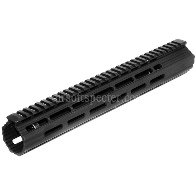 APS CNC 13 Inches Boar 1.0 M-LOK Handguard Rail System For APS CYMA G&P JG Tokyo Marui M4 M16 Series AEG Rifles Airsoft Black