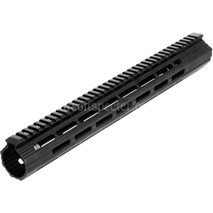 APS CNC 15 Inches Boar 2.0 M-LOK Handguard Rail System For APS CYMA G&P JG Tokyo Marui M4 M16 Series AEG Rifles Airsoft Black