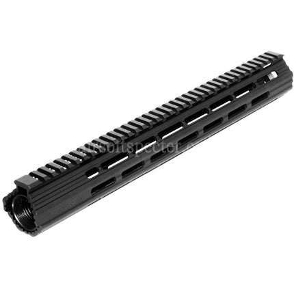 APS CNC 15 Inches Boar 2.0 M-LOK Handguard Rail System For APS CYMA G&P JG Tokyo Marui M4 M16 Series AEG Rifles Airsoft Black