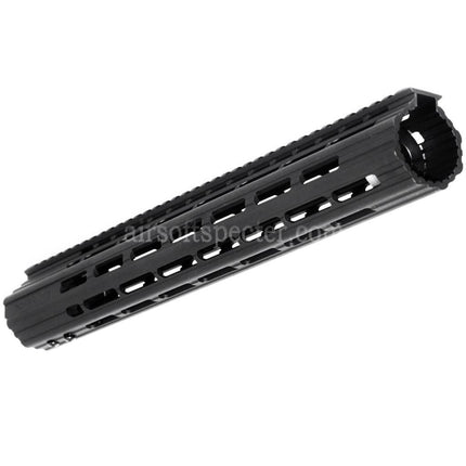 APS CNC 15 Inches Boar 2.0 M-LOK Handguard Rail System For APS CYMA G&P JG Tokyo Marui M4 M16 Series AEG Rifles Airsoft Black
