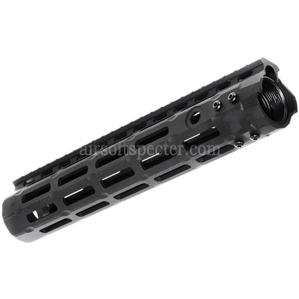 APS CNC 10 Inches Evolution Tech 3.0 M-LOK Handguard Rail System For APS CYMA G&P JG Tokyo Marui M4 M16 Series AEG Rifles Airsoft Black