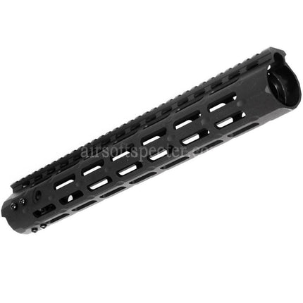 APS CNC 13.5 Inches Evolution Tech 4.0 M-LOK Handguard Rail System For APS CYMA G&P JG Tokyo Marui M4 M16 Series AEG Rifles Airsoft Black