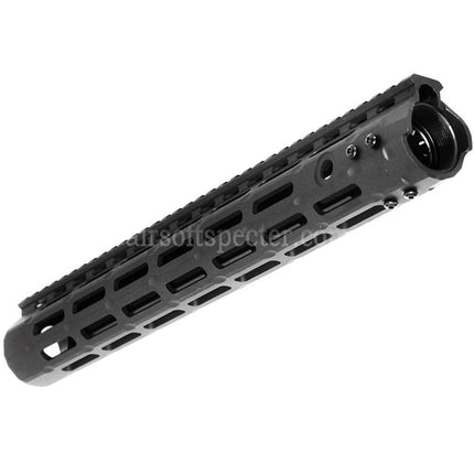 APS CNC 13.5 Inches Evolution Tech 4.0 M-LOK Handguard Rail System For APS CYMA G&P JG Tokyo Marui M4 M16 Series AEG Rifles Airsoft Black