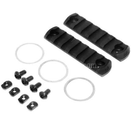 APS CNC 15 Inches Evolution Tech 5.0 M-LOK Handguard Rail System For APS CYMA G&P JG Tokyo Marui M4 M16 Series AEG Rifles Airsoft Black